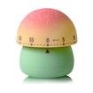 Mechanical Cute Mushroom Kitchen Timer Wind Up 60 Minutes Manual Countdown Timer for Classroom Home Study Cooking-Green