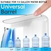 Portable Electric Water Dispenser USB Rechargeable Battery Compatible with 2-5 Gallon Bottles for Home Camping