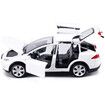 Car Model X 1:32 Scale Alloy diecast Pull Back Electronic Toys (White)