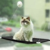 Cat Window Perch Large, Cat Window Hammock Cat Bed Window for Large Cats Sunbathing and Napping