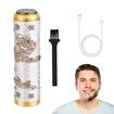 Electric Shavers for Men  Professional Gold Dragon Razor  Mini Razor Beard Trimmer Electric Shavers with Charging Cable For Father