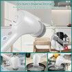 Electric Spin Scrubber Power Cleaning Brush with Auto Detergent Dispenser Portable for Bathroom Kitchen Wall Oven