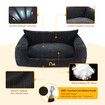 Dog Car Seat Protector Cat Bed Booster Large Pet Calming Washable Sofa Couch Cushion Camping Travel Basket Carrier Puppy Safety Belt 80x55x30cm