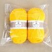 Crochet Yarn,Feels Soft 560 Yards Assorted Colors 4ply Acrylic Yarn,Yarn for Crochet & Hand Knitting (4 Pcs,200g,Yellow)