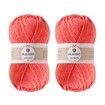 Crochet Yarn,Feels Soft 560 Yards Assorted Colors 4ply Acrylic Yarn,Yarn for Crochet & Hand Knitting (4 Pcs,200g,Watermelon Red)