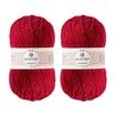 Crochet Yarn,Feels Soft 560 Yards Assorted Colors 4ply Acrylic Yarn,Yarn for Crochet & Hand Knitting (4 Pcs,200g,Purplish Red)