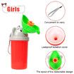 Portable Baby Child Potty Urinal Emergency Urinal Toilet for Camping Car Travel and Kid Potty Pee Training (Girls)