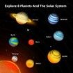 Talking Astronomy Solar System Model Kit, Solar System for Kids Planetarium Projector with 8 Planets STEM Space Toys for 3 4 5+ Years Old Boys Girls