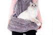 Machine washable cat bed apron sleeping bag to prevent clothes from getting covered in fur