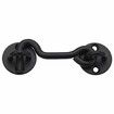 4&quot; Privacy Hook and Eye Latch Easy Lock for Barn Door (4inch,5pack,Black)
