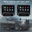 For Android Phone Wireless Auto Car Adapter,Wireless CarPlay Adapter,Plug Play 5GHz WiFi Online Upgrade,Wireless Carplay Dongle