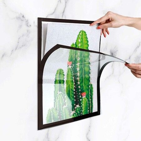 25 X 35 CM Frame Magnetic Diamond Art Frame Self-Adhesive Frame