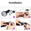 Black Light Flashlight 100 LED Lamp Blacklight Inspection Pet Urine & Stains 385-395nm LEDs Spot Counterfeit Money Leaks