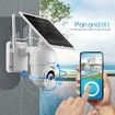 PTZ Security Camera Home CCTV House Solar Wireless WiFi Surveillance System Outdoor Batteries