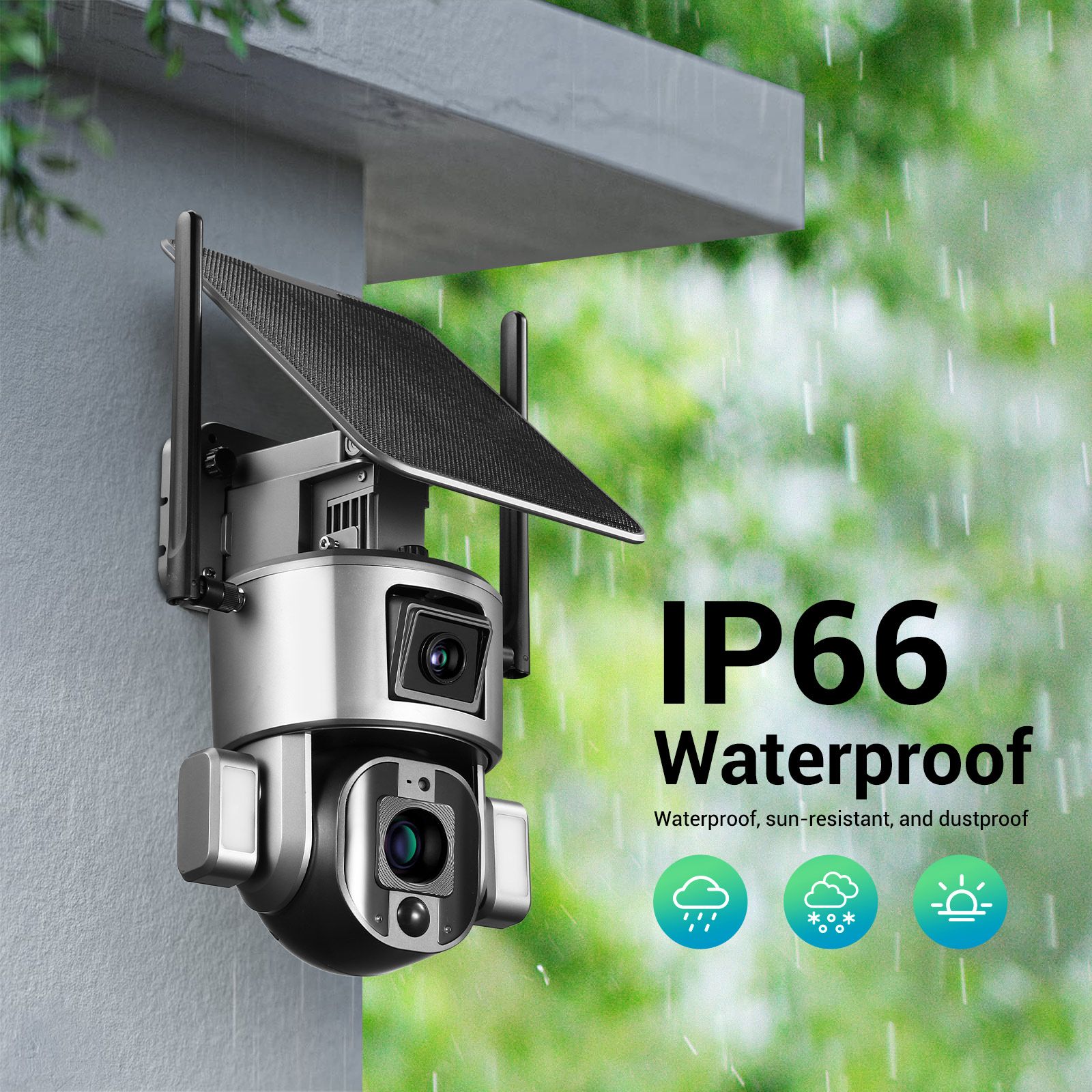 4G LTE Security Camera Home CCTV House WiFi Solar Wireless Outdoor
