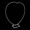 Wedding Arch Backdrop Stand Balloon Display Flower Holder Heart Shape Birthday Party Anniversary Decoration Metal Frame 2M