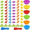 Counting Dinosaurs Toys Matching Game for 3 4 5 Years Old