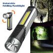 Rechargeable Super Bright LED COB Flashlight Magnetic Work Light Protable Torch