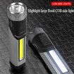 Rechargeable Super Bright LED COB Flashlight Magnetic Work Light Protable Torch