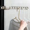 Multifunctional Hanging Clothes Hangers Drying Rack Portable Folding Indoor Balcony Window Frame Organizer Home Accessories