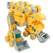 Dinosaur Toys for Boys, 5-in-1 Construction Vehicles Transform into Dinosaur Robot, STEM Construction Toy for 5+Year Olds Educational Gift