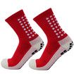 New 2023 Professional Anti Slip Men Football Socks Riding Cycling Sport Socks Nylon Breathable Running Socks Color Red