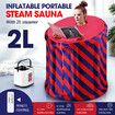 Portable Steam Sauna Home Spa Inflatable Full Body Steamer Bath Tent Personal Private Detox Therapy 1000W 9 Temperatures