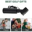 Golf Water Brush,Retractable Brush with Nylon-Bristles Head,Wide Cleaning Coverage,Anti-Leak Reservoir Tube,Squeeze Bottle for Easy Cleaning,7.5 Inches,Holds 4 Ounces of Water