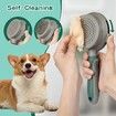 Cat Dog Slicker Brush for Shedding, 2 in 1 Double Side Deshedding Brush with Pin Bath Massage for Indoor Cats, Grooming Brush for Long Short Haired