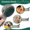 Cat Dog Slicker Brush for Shedding, 2 in 1 Double Side Deshedding Brush with Pin Bath Massage for Indoor Cats, Grooming Brush for Long Short Haired