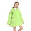 Wearable Blanket Hoodie for Kids Girls Boy 4-12YR Cute Animal Oversized Cold-proof clothing Super Soft Comfortable Warm Flannel with Pockets Dragon