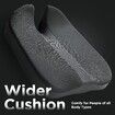 Car Seat Cushion Wedge Foam Coccyx Pad Tailbone Pain Relief Height Booster for Short Drivers Truck Office Chair