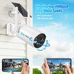 Wifi Security Cameras Wireless CVTV Home Outdoor Solar Spy Surveillance Waterproof Remote High Resolution