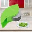 Herb Roller Mincer, Manual Hand Scallion Chive Mint Cutter with 6 Stainless Steel Blade Kitchen vegetable chop