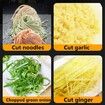 Pasta Noodle Cutter, Stainless Steel Manual Noodle Lattice Roller