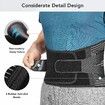 Back Brace for Men Women, Back Support Belt for Back Pain, Sciatica, Scoliosis Relief (Waist 3~3.5 Feet 95-115 CM)