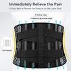 Back Brace for Men Women, Back Support Belt for Back Pain, Sciatica, Scoliosis Relief (Waist 3~3.5 Feet 95-115 CM)