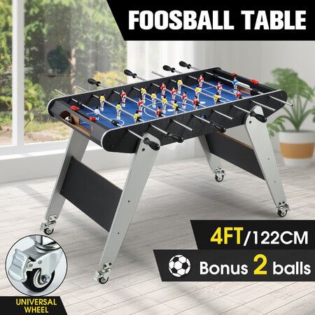 Soccer Gaming Desk Foosball Table Game Tabletop Competition Sport Entertainment Toy Party Family Indoor Wheels
