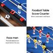 Soccer Gaming Desk Foosball Table Game Tabletop Competition Sport Entertainment Toy Party Family Indoor Wheels