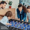 Soccer Gaming Desk Foosball Table Game Tabletop Competition Sport Entertainment Toy Party Family Indoor Wheels