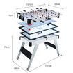 5 IN 1 Gaming Desk Pool Table Tennis Foosball Soccer Ice Hockey Mini Billiard Game Set Tabletop Sport Party Entertainment