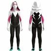 Gwen Stacy Cosplay Jumpsuit Halloween Christmas Fancy Dress Costume Kids Masquerade Tights Carnival Role Play Zentai Suit Size 170cm