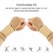 2PCS Wrist Support Brace Made from Innovative Breathable Elastic Blend Cushioned