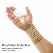 2PCS Wrist Support Brace Made from Innovative Breathable Elastic Blend Cushioned