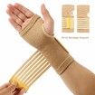 2PCS Wrist Support Brace Made from Innovative Breathable Elastic Blend Cushioned