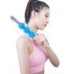 3 Gears Spiked Massage Roller Stick Body Massager Relief Muscle Cramping Tightness