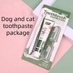 Dog Cat Dental Care Hygiene Brushes Teeth Cleaning Reduces Plaque & Tartar Buildup for Puppies  Contains Toothbrush & Fingerbrush Vanilla