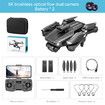 2.4g Wifi FPV With 8K Hd Camera 18mins Flight Time Brushless Foldable Rc Drone Quadcopter Rtf for Kids Gifts