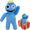 Rainbow Friends Plush Blue Plush Throw Cushion Toy Rainbow Friends Toy ?for Game Lovers Soft for Boys and Girls