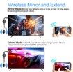 1080P 4K Wireless HDMI Streaming Adapter,Compatible Phone/Tablet/PC to HDTV/Projector,Movies/Shows/Live TV,Airplay/Miracast/DLNA